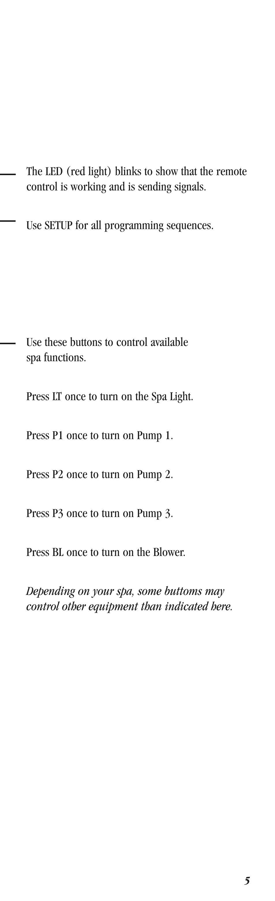 Balboa Water Group Dolphin II Spa Only User Manual | Page 5 / 8