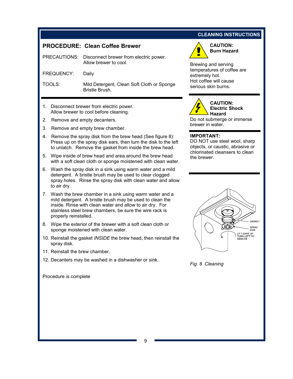 Bloomfield 8540 User Manual | Page 11 / 28