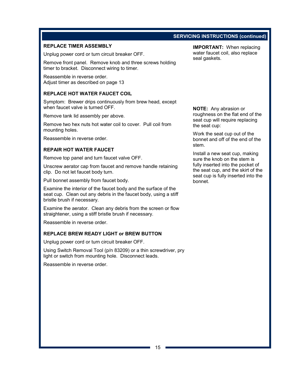 Bloomfield 8540 User Manual | Page 17 / 28