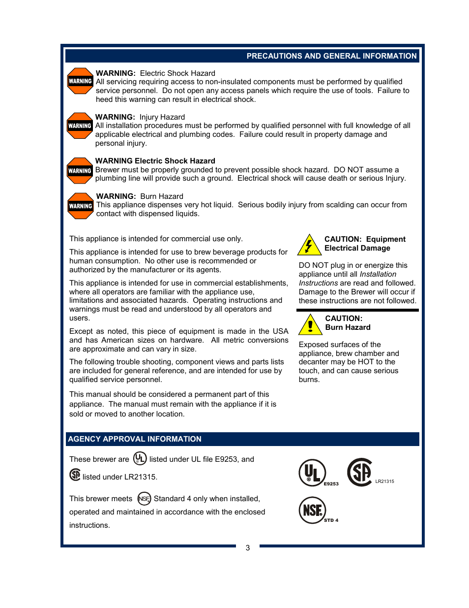 Bloomfield 8540 User Manual | Page 5 / 28