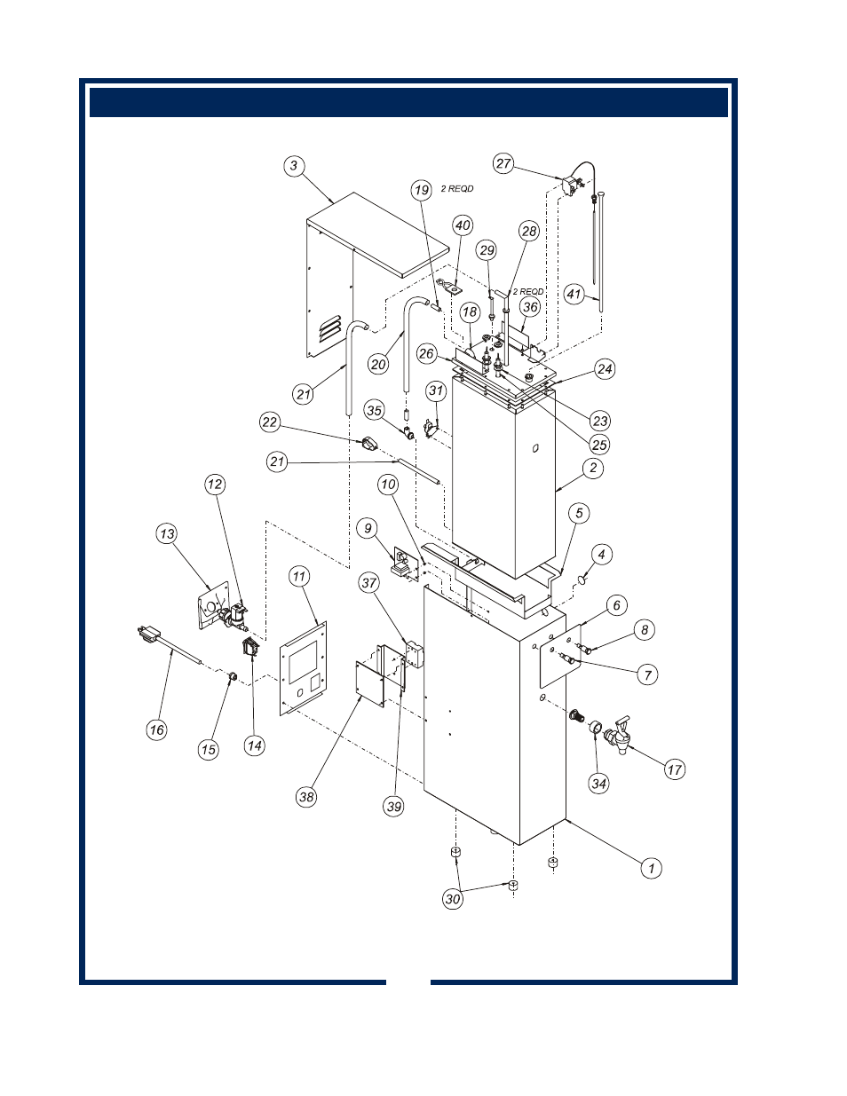 Exploded view & parts list | Bloomfield 1226 User Manual | Page 16 / 20