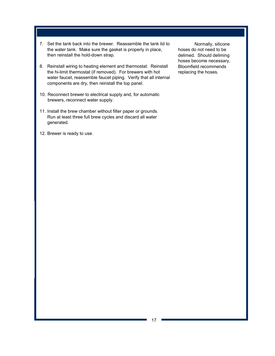 Bloomfield KOFFEE-KING 8542 User Manual | Page 19 / 28