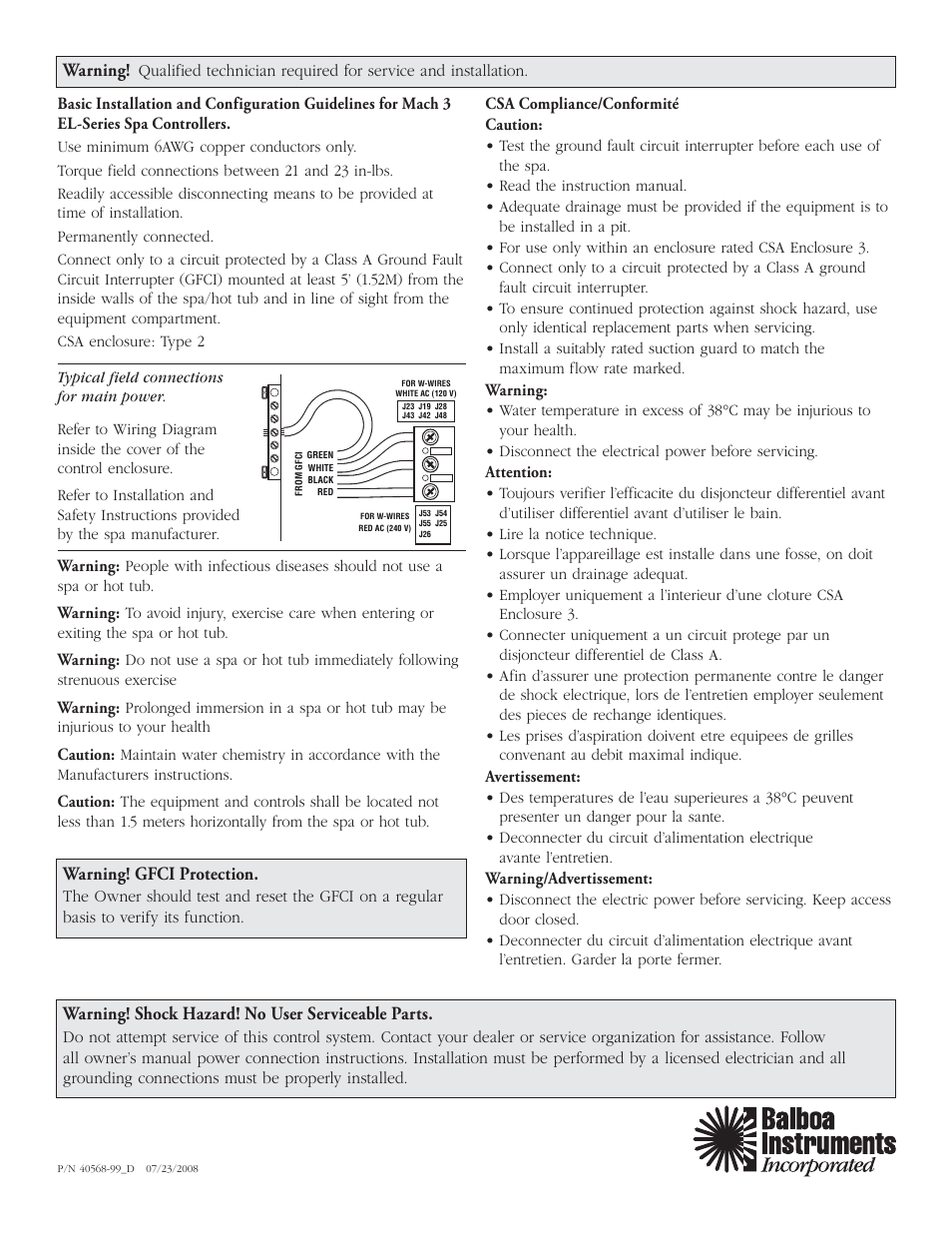 Balboa Water Group ML900 - Mach 3 User Guide User Manual | Page 12 / 12