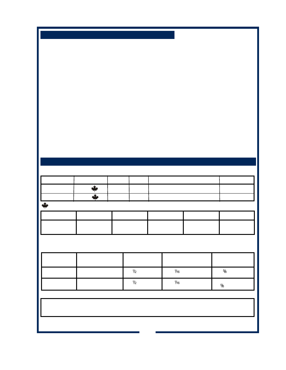 Electrical specifications, Dimensions | Bloomfield 2288EX User Manual | Page 3 / 24