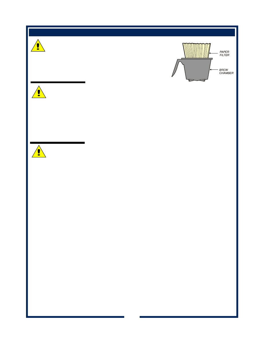 Caution | Bloomfield 9010 User Manual | Page 10 / 26