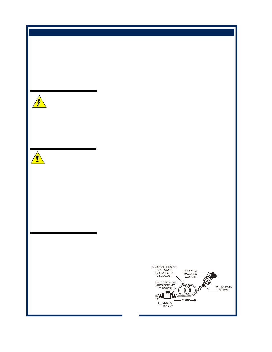 Caution | Bloomfield 9010 User Manual | Page 6 / 26