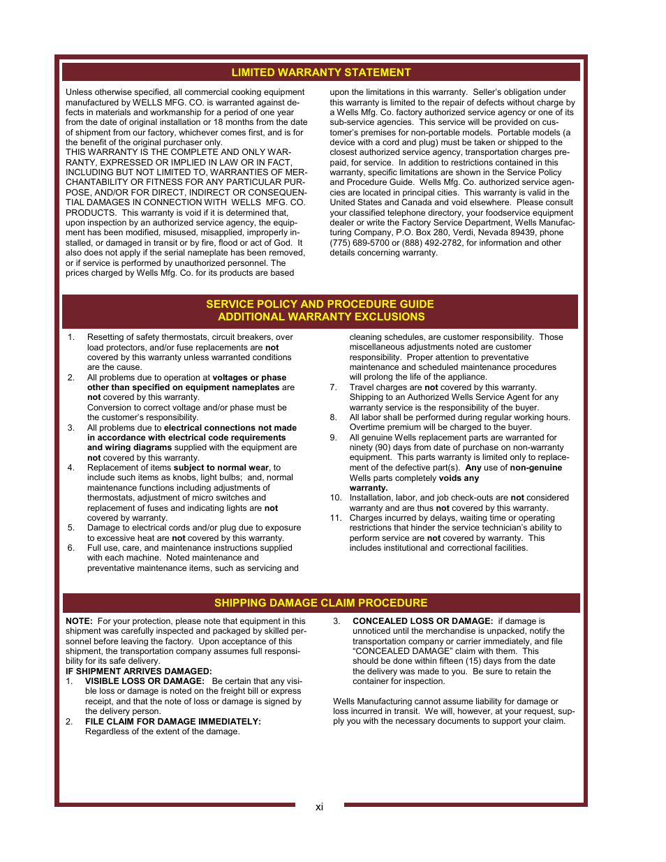 Bloomfield HD8799 User Manual | Page 2 / 14