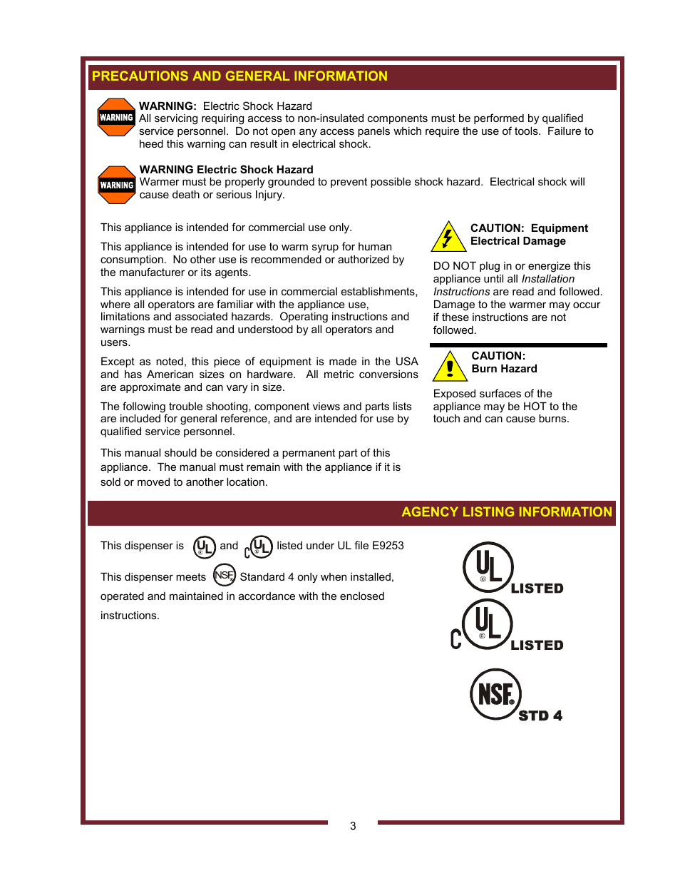 Bloomfield HD8799 User Manual | Page 5 / 14