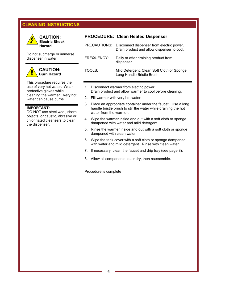 Bloomfield HD8799 User Manual | Page 8 / 14