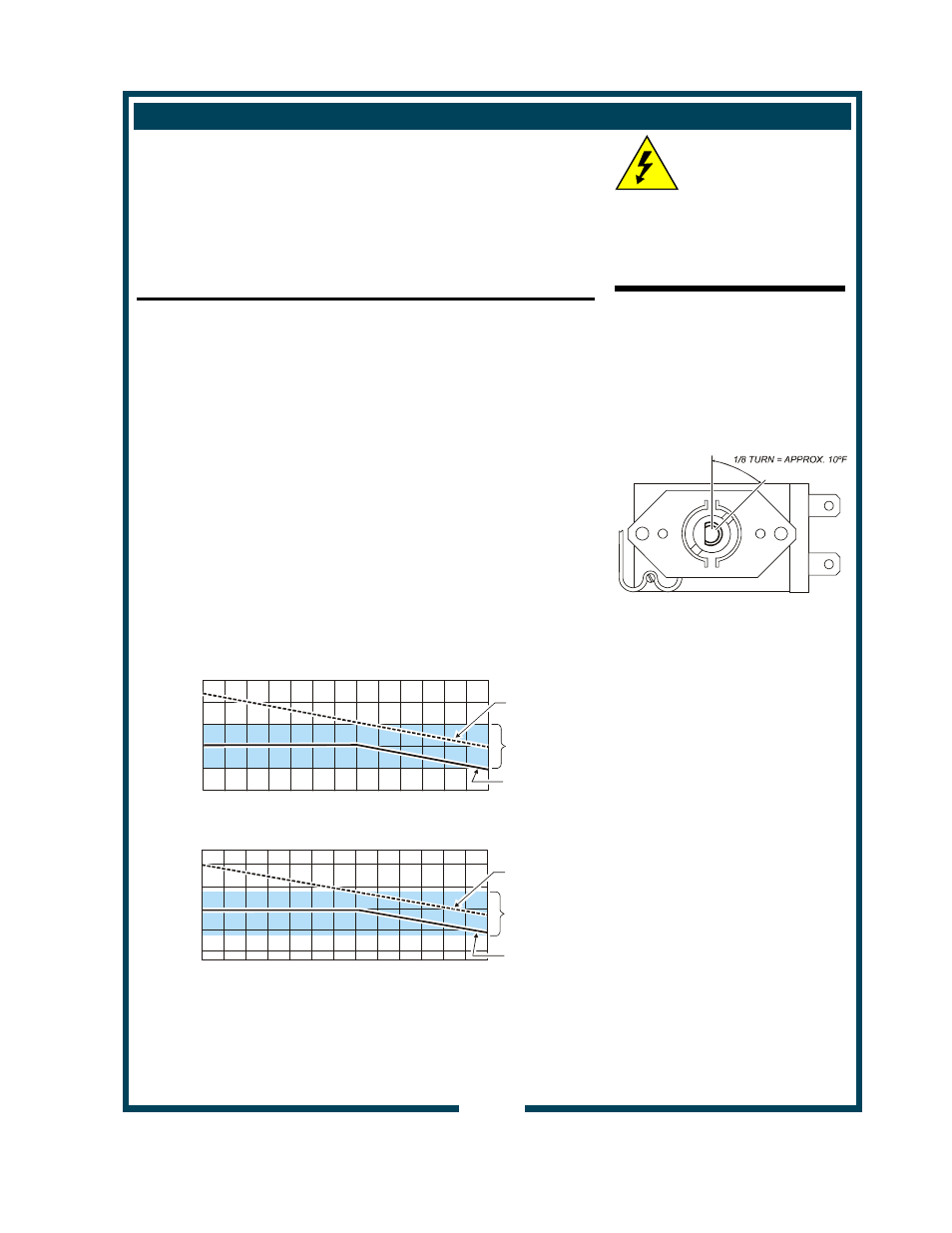 Caution: shock hazard, Temperature adjustment, Servicing instructions (continued) | Bloomfield 9102A User Manual | Page 15 / 26