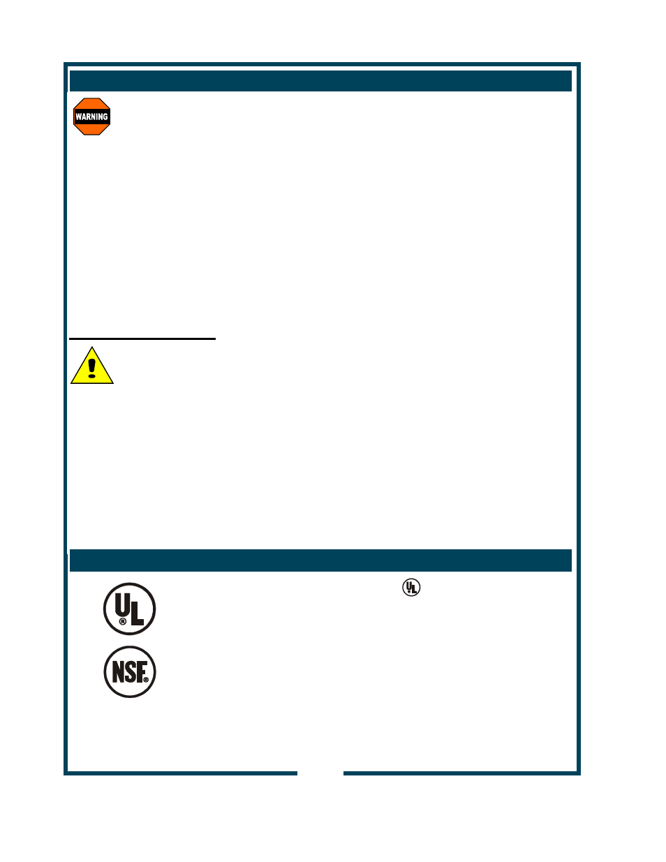 Warning: electric shock hazard, Agency approval information | Bloomfield 9102A User Manual | Page 6 / 26