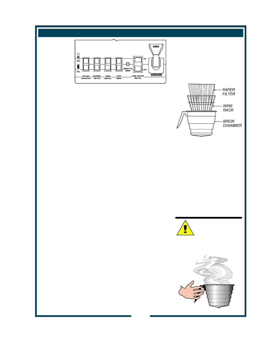 Operating instructions, Caution: burn hazard | Bloomfield 9102A User Manual | Page 9 / 26