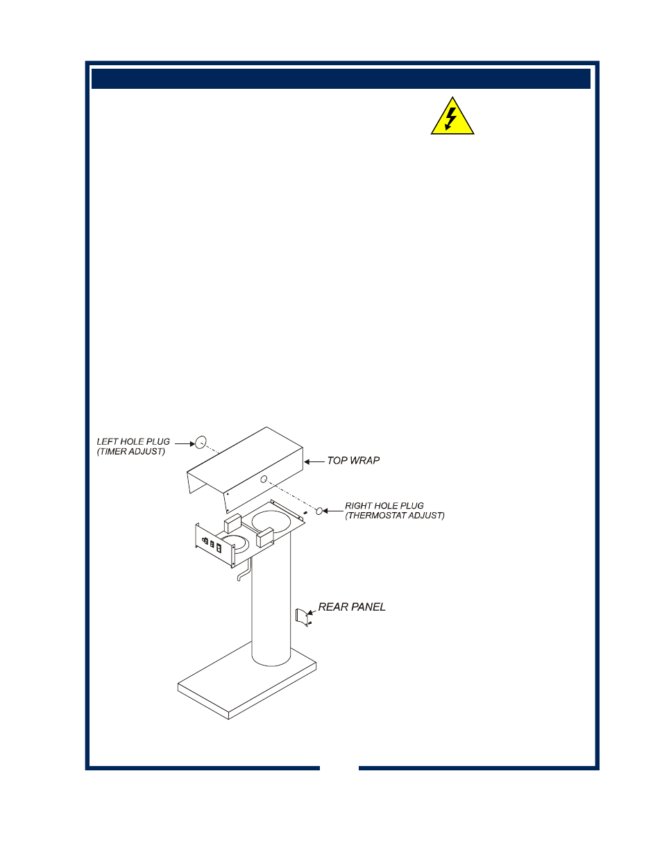 Servicing instructions caution, Shock hazard | Bloomfield 8740 User Manual | Page 13 / 22