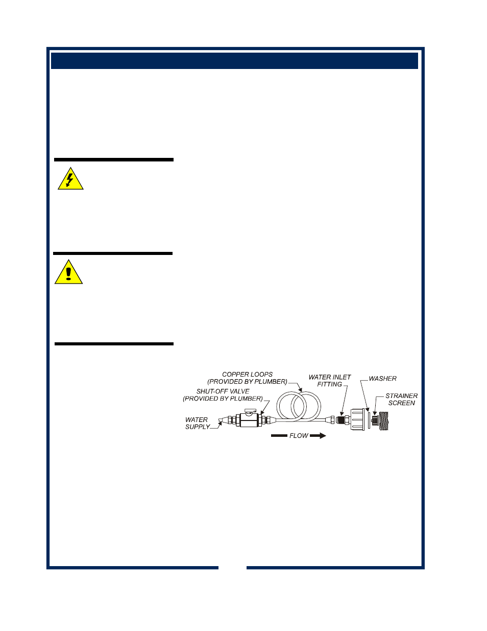 Installation, Caution | Bloomfield 8740 User Manual | Page 6 / 22