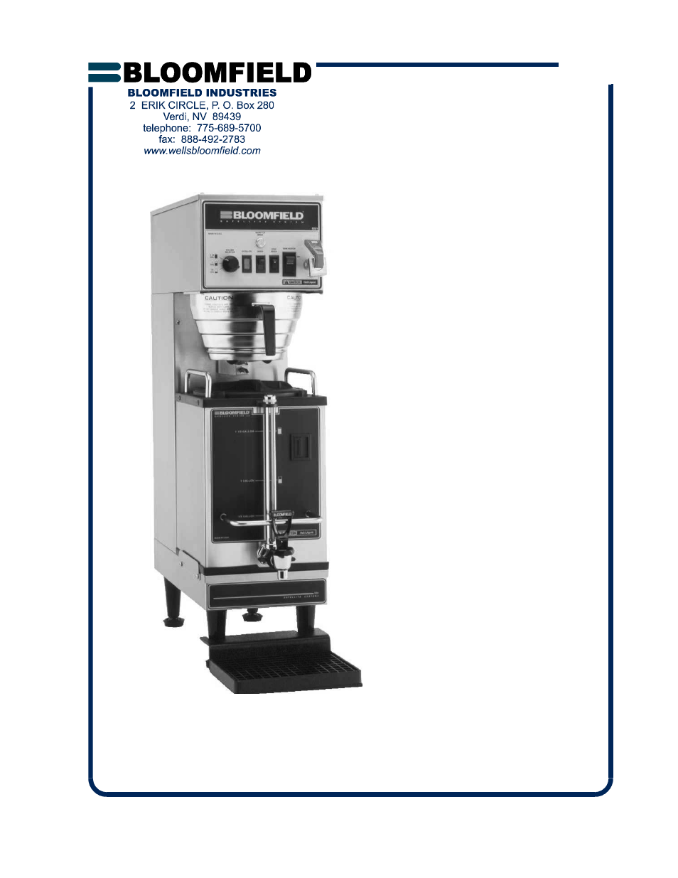 Bloomfield 9311 User Manual | 24 pages