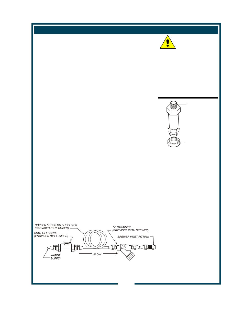 Installation instructions, Caution | Bloomfield 9311 User Manual | Page 7 / 24