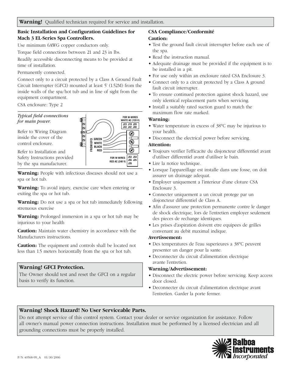 Balboa Water Group ML900 User Guide User Manual | Page 12 / 12