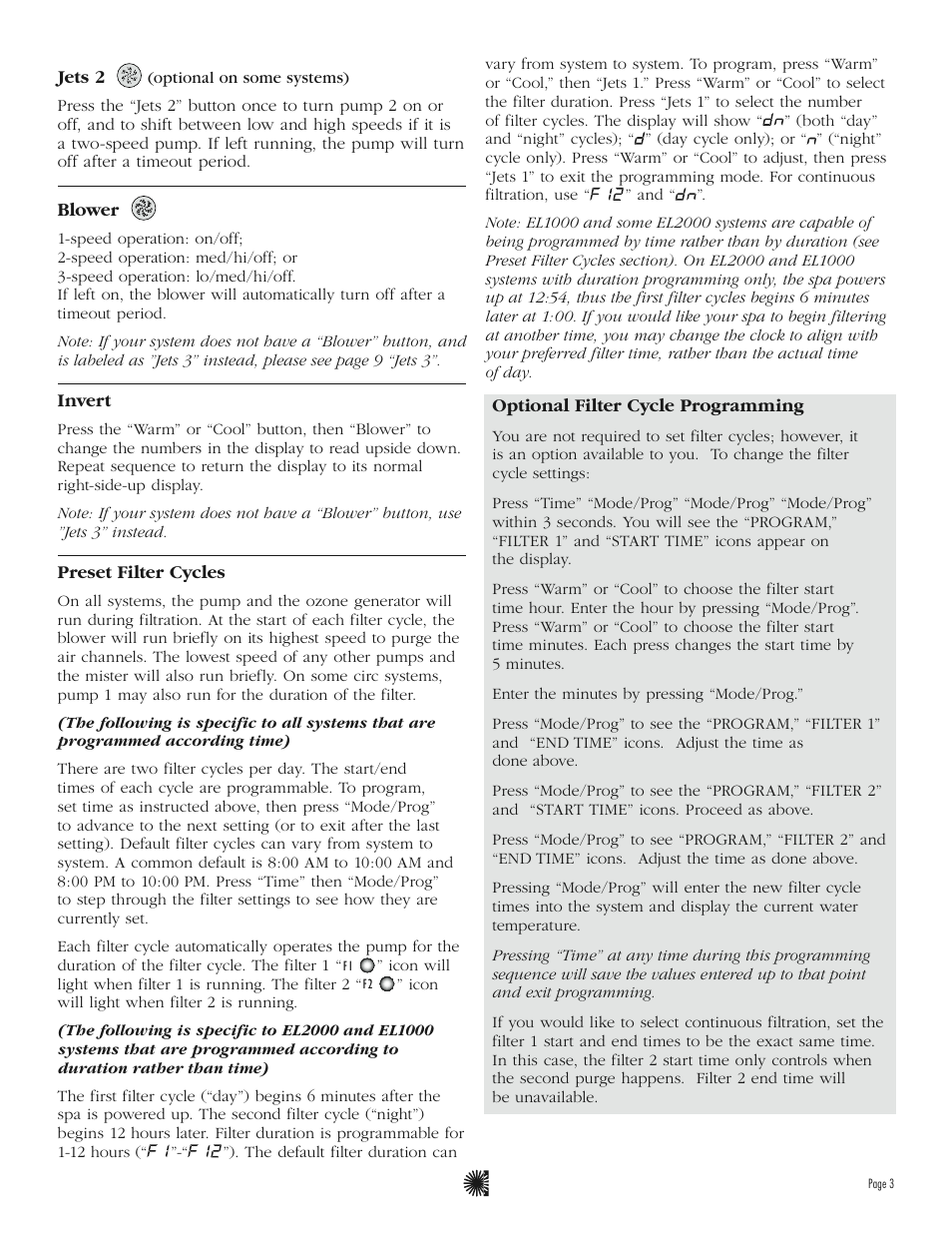 Balboa Water Group ML700 User Guide User Manual | Page 5 / 12
