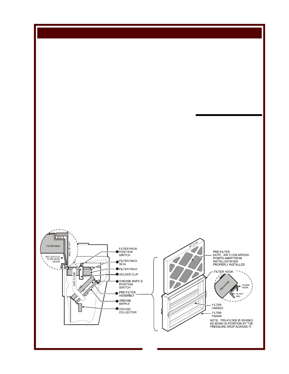 Filters installation, Installation (continued) | Bloomfield WVOC-G136 User Manual | Page 13 / 34