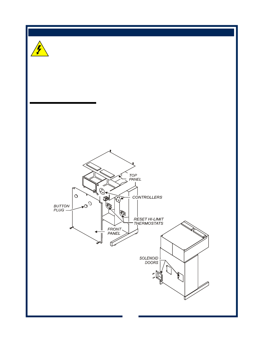 Servicing instructions caution, Shock hazard | Bloomfield ELECTRONIC BREW CONTROL 1091 User Manual | Page 16 / 30