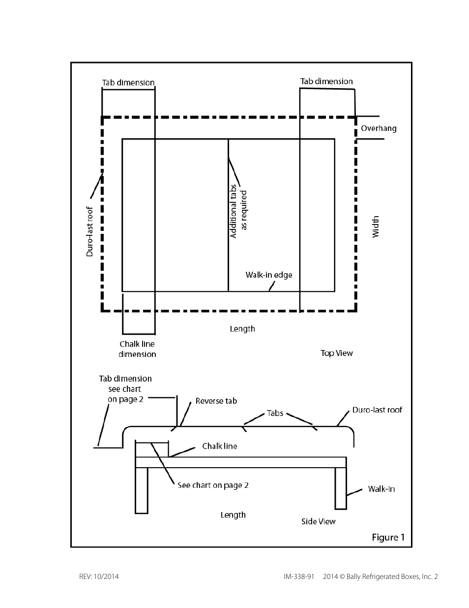 Bally Refrigerated Boxes Duro-Last Membrane Roof User Manual | Page 2 / 8
