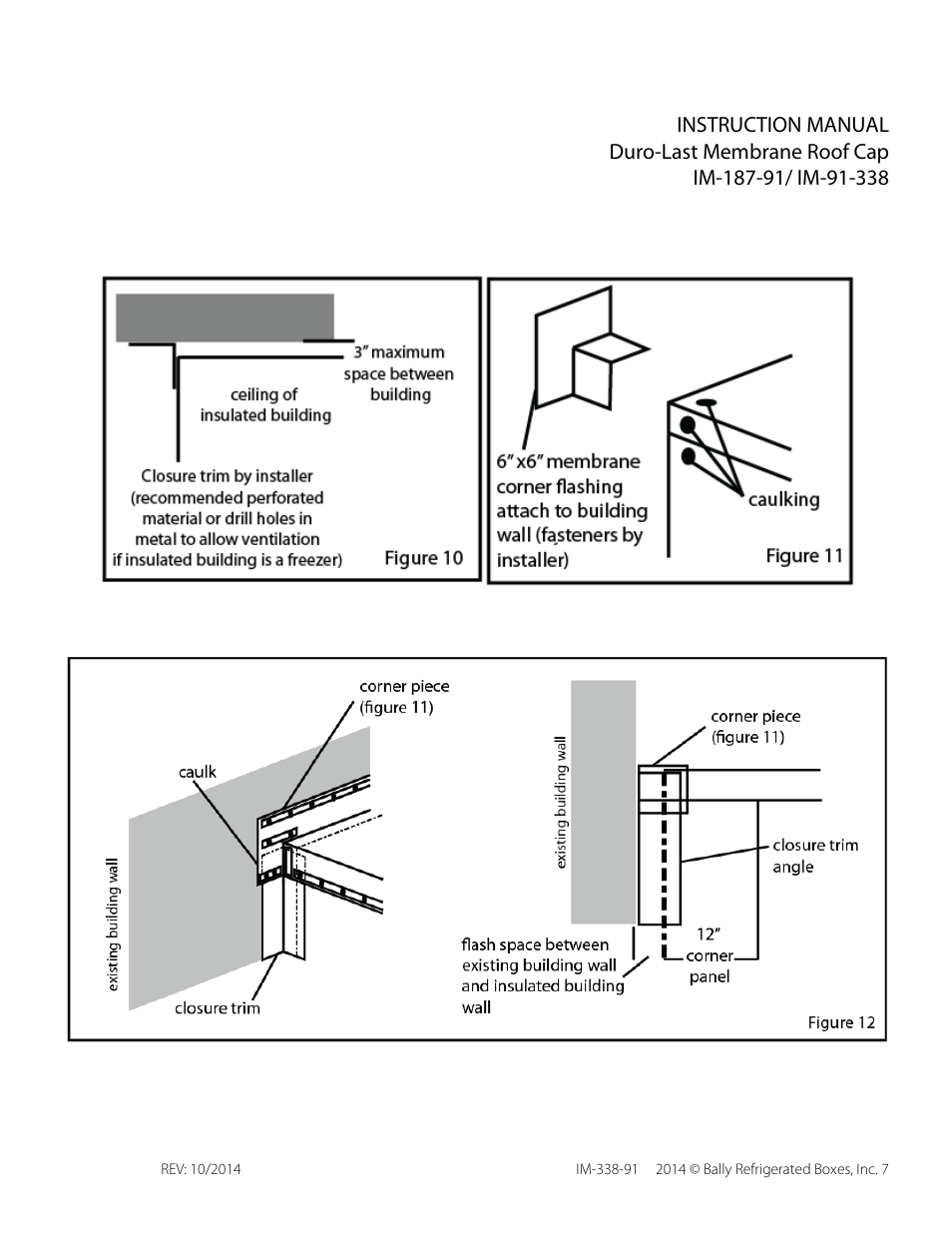 Bally Refrigerated Boxes Duro-Last Membrane Roof User Manual | Page 7 / 8