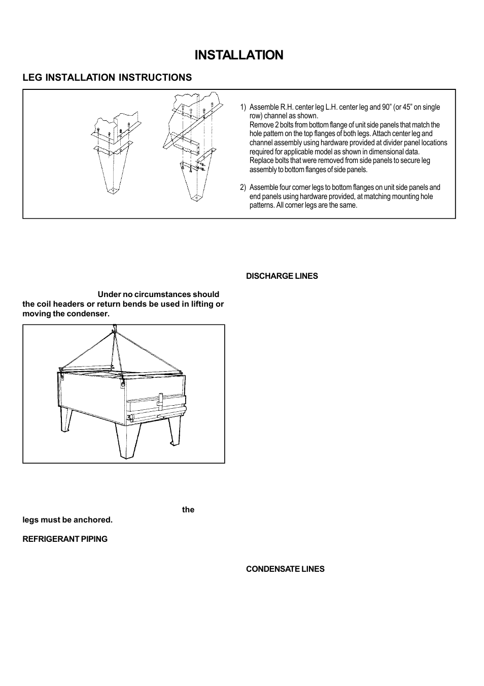Installation | Bally Refrigerated Boxes BVC Generation C – Direct Drive Air-Cooled – Vertical Air User Manual | Page 36 / 40