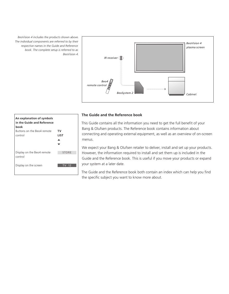 The guide and the reference book | Bang & Olufsen BeoVision 4-37/44 - User Guide User Manual | Page 2 / 44