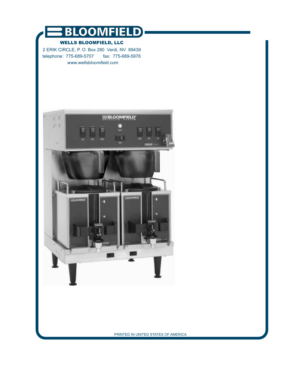 Bloomfield SS2 9221 User Manual | 26 pages