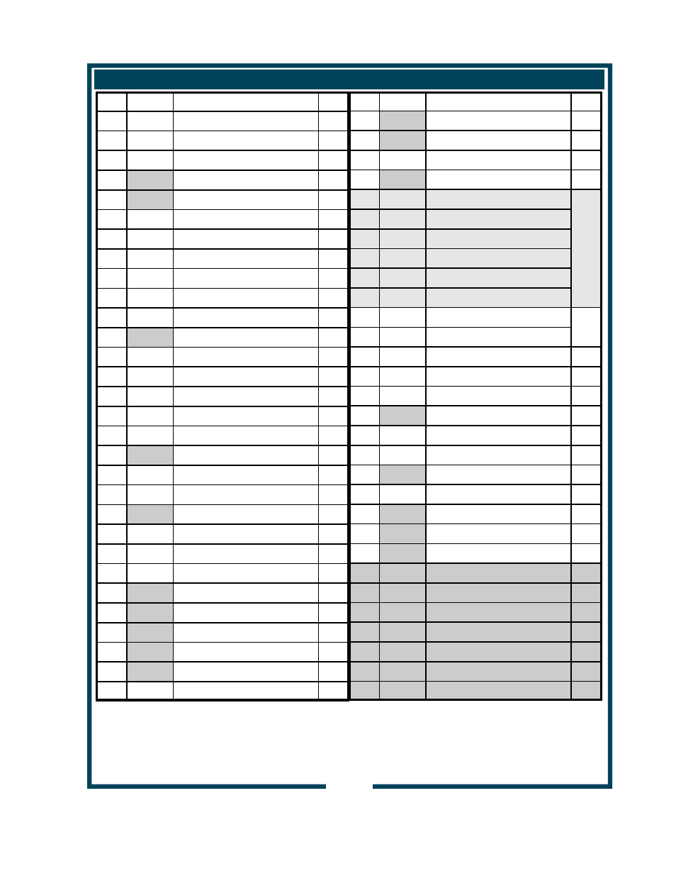 Parts list cabinet and exterior components | Bloomfield SS2 9221 User Manual | Page 21 / 26