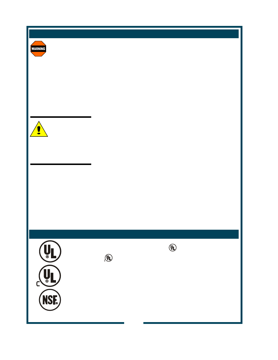 Warning, Caution, General information and precautions | Agency approval information | Bloomfield SS2 9221 User Manual | Page 6 / 26