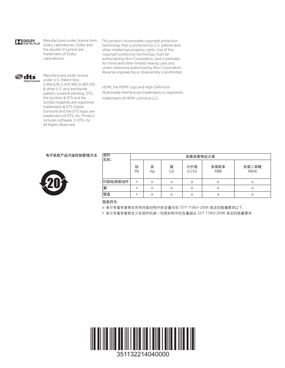 Bang & Olufsen BeoVision Avant - Quick Guide User Manual | Page 9 / 12