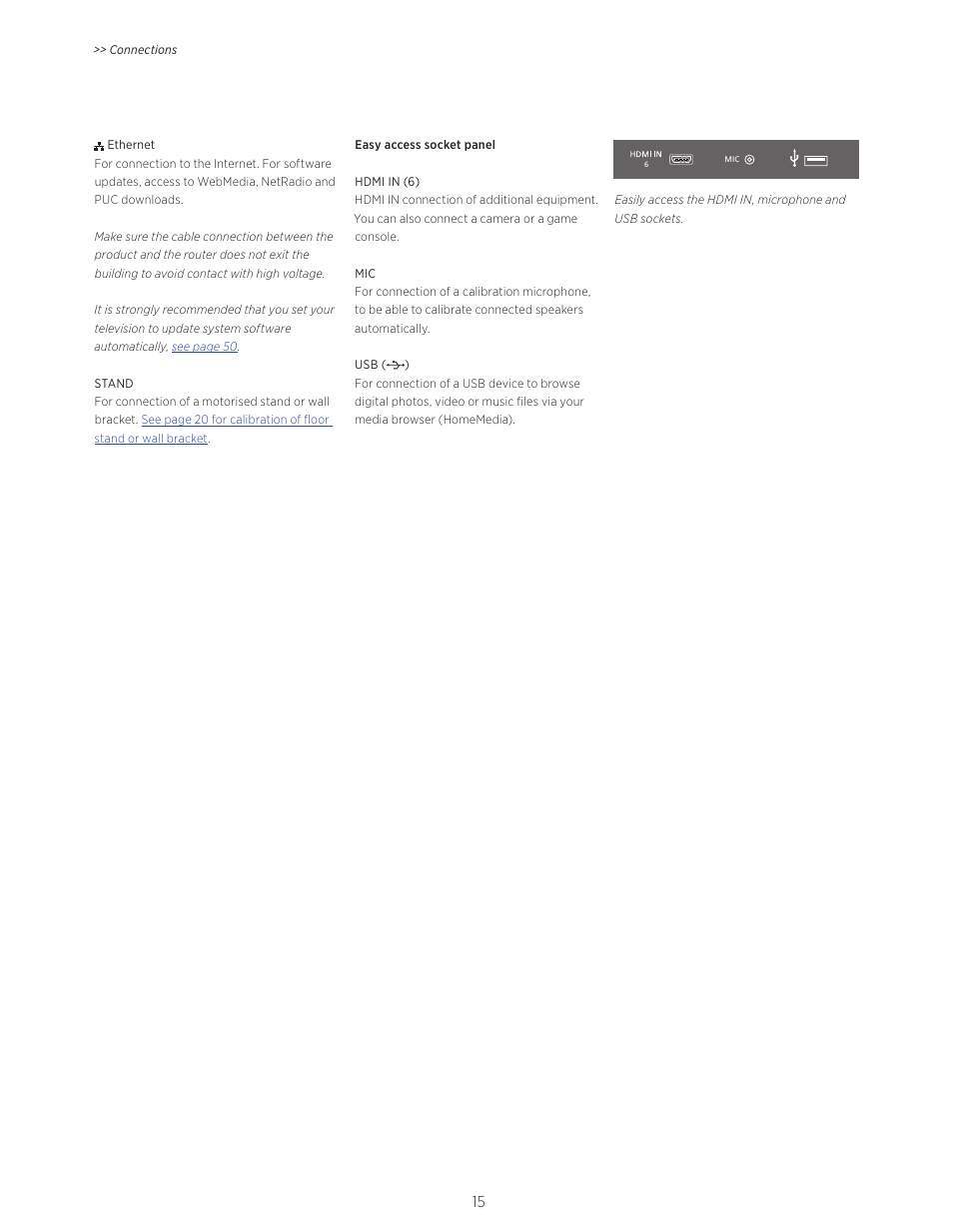 Bang & Olufsen BeoVision Avant (No tuner) - User Guide User Manual | Page 15 / 60