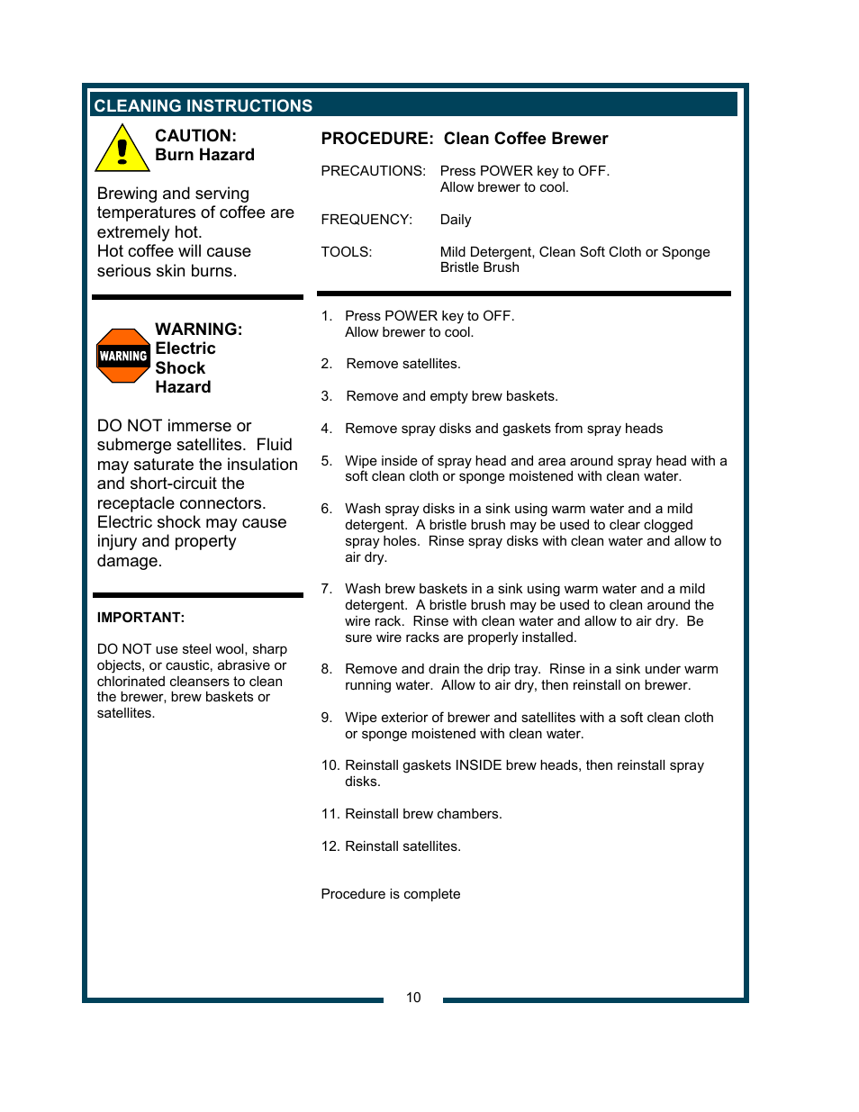 Bloomfield 9421 (SS2-HE) User Manual | Page 12 / 28