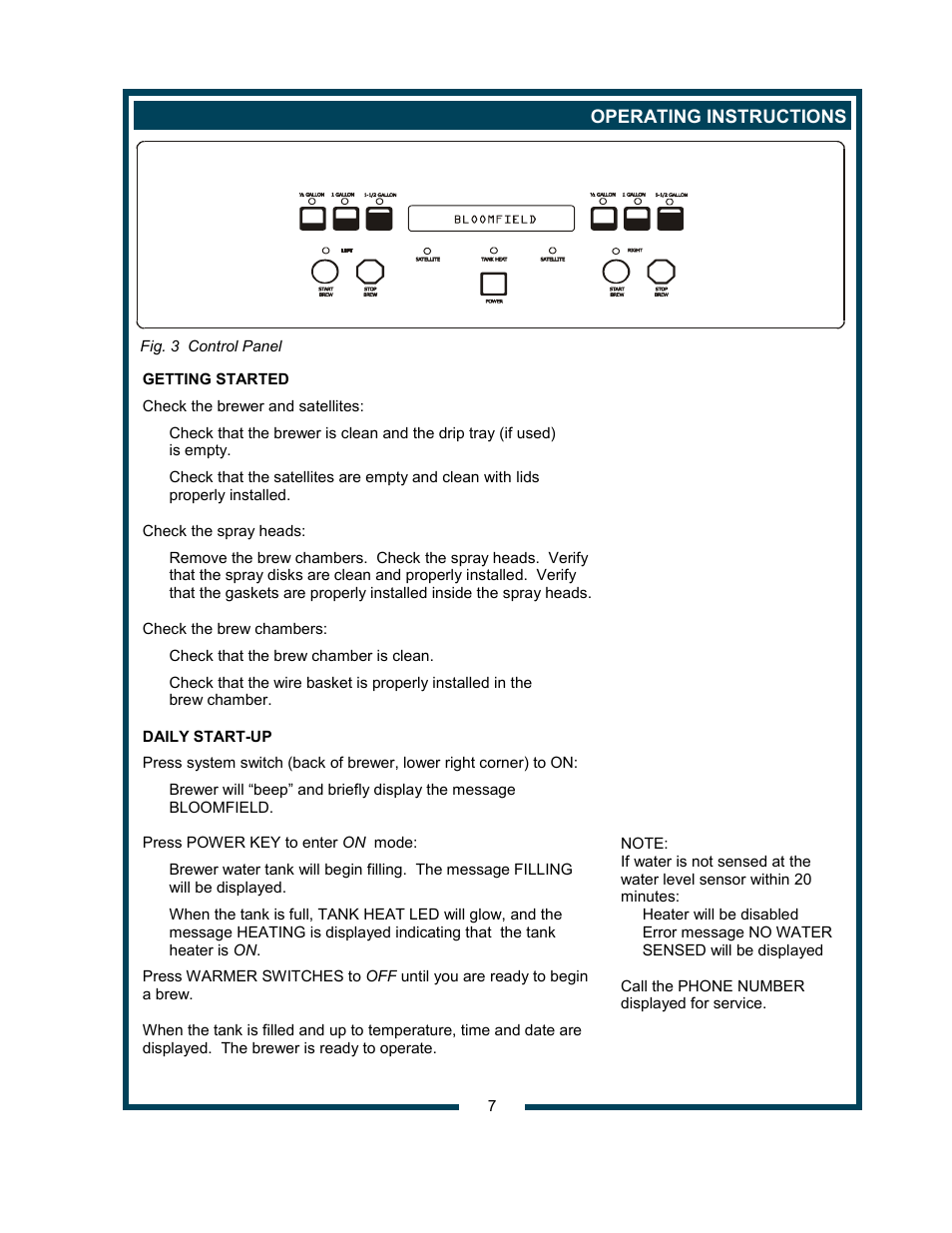Bloomfield 9421 (SS2-HE) User Manual | Page 9 / 28