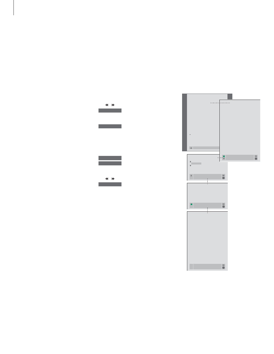 Use program groups, Select programs in a group, Create groups | Bang & Olufsen BeoCenter 1 - User Guide User Manual | Page 12 / 24