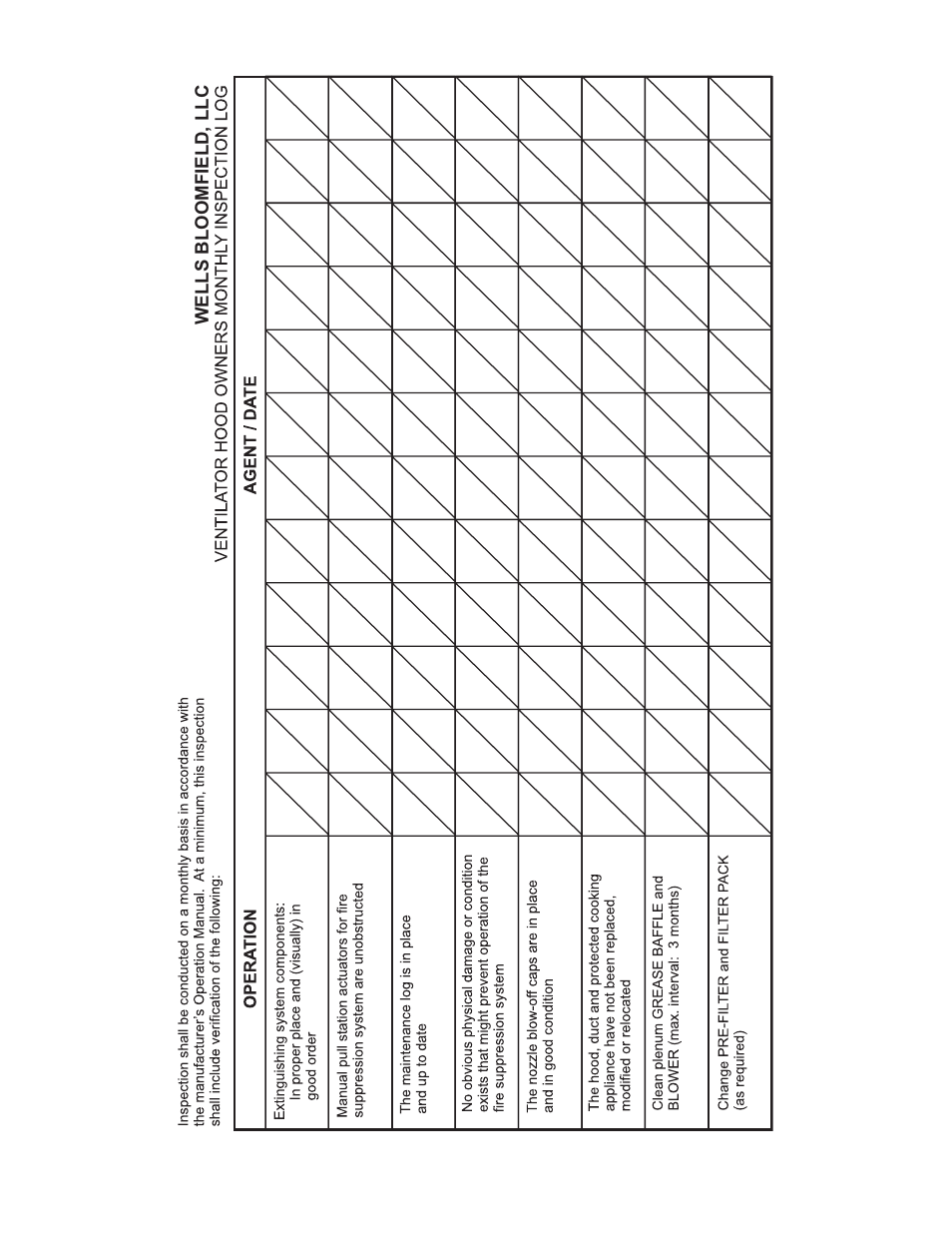 Wells bloomfield, llc | Bloomfield Wells WVOC-2HFG User Manual | Page 29 / 34