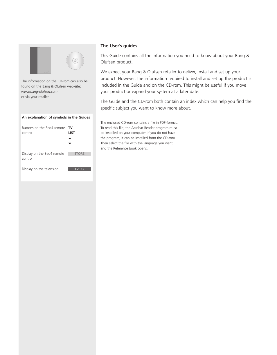 Bang & Olufsen BeoVision 3-28 - User Guide User Manual | Page 2 / 52