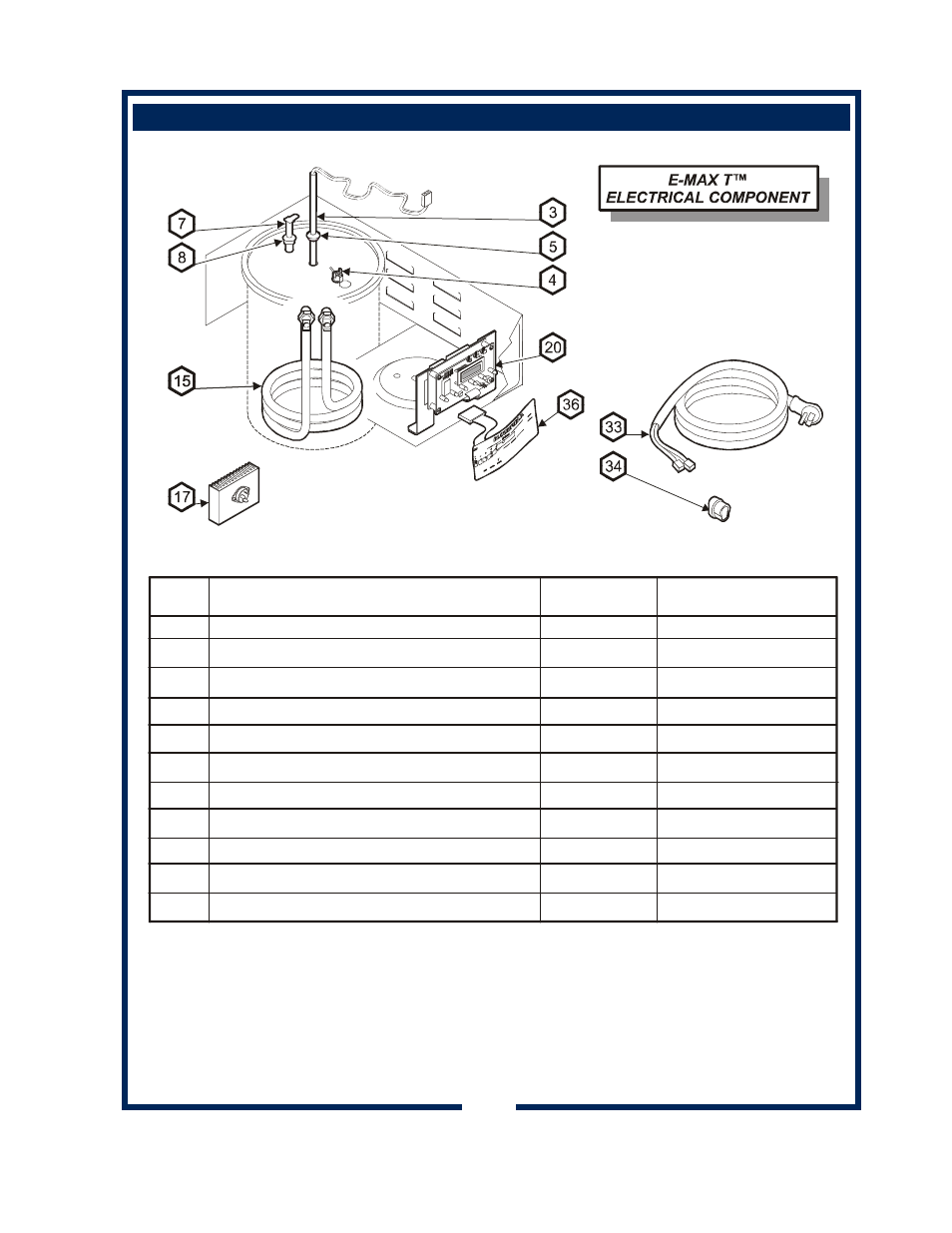 Servicing instructions - electrical (continued) | Bloomfield 2030 User Manual | Page 17 / 26