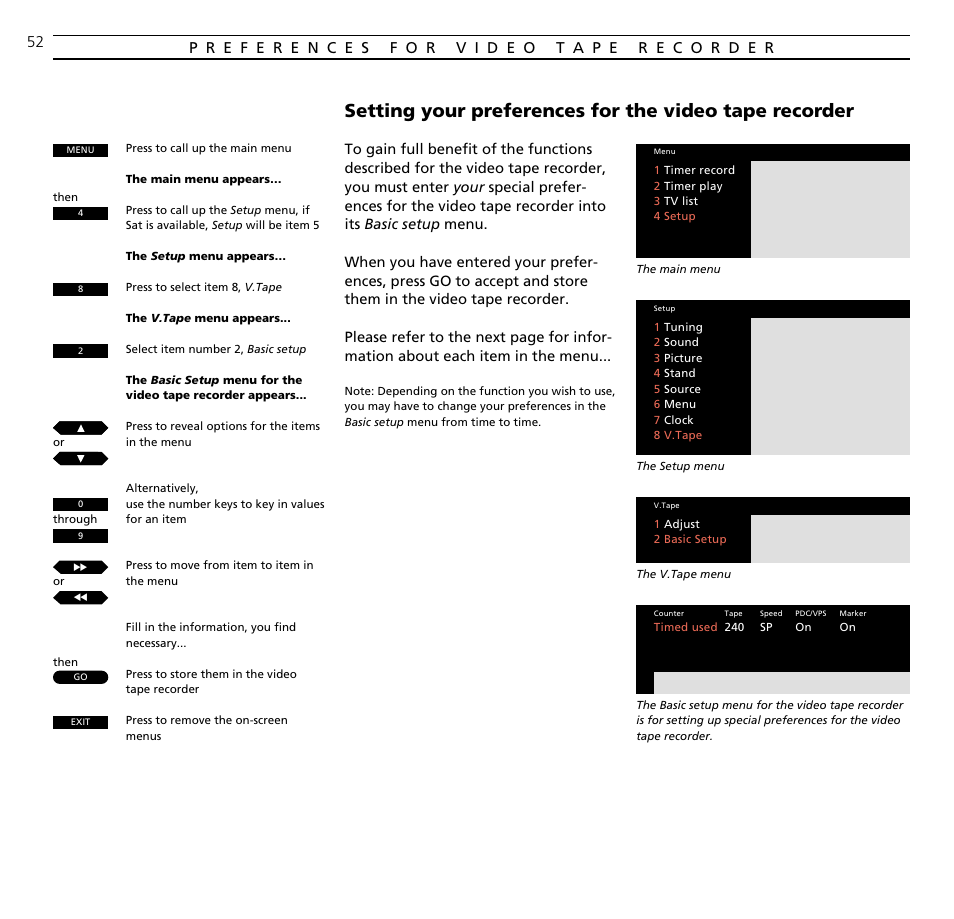 Bang & Olufsen BeoVision Avant (1995-2005) - User Guide User Manual | Page 52 / 72