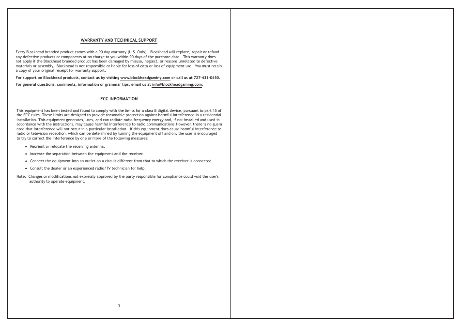 Blockhead BHGC75 User Manual | Page 2 / 2