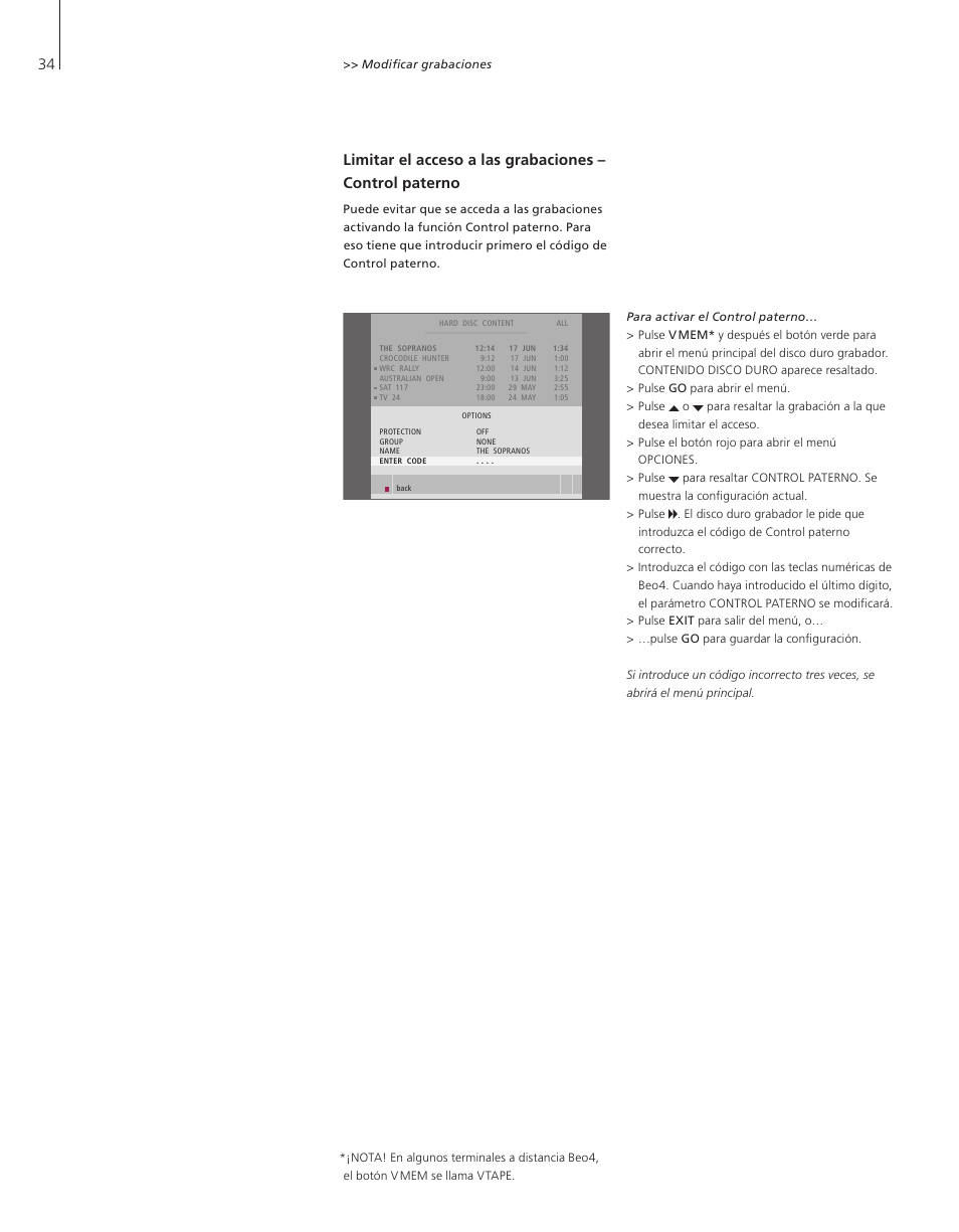 Bang & Olufsen HDR 1 - User Guide User Manual | Page 34 / 56
