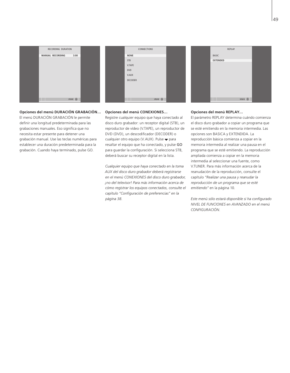 Bang & Olufsen HDR 1 - User Guide User Manual | Page 49 / 56