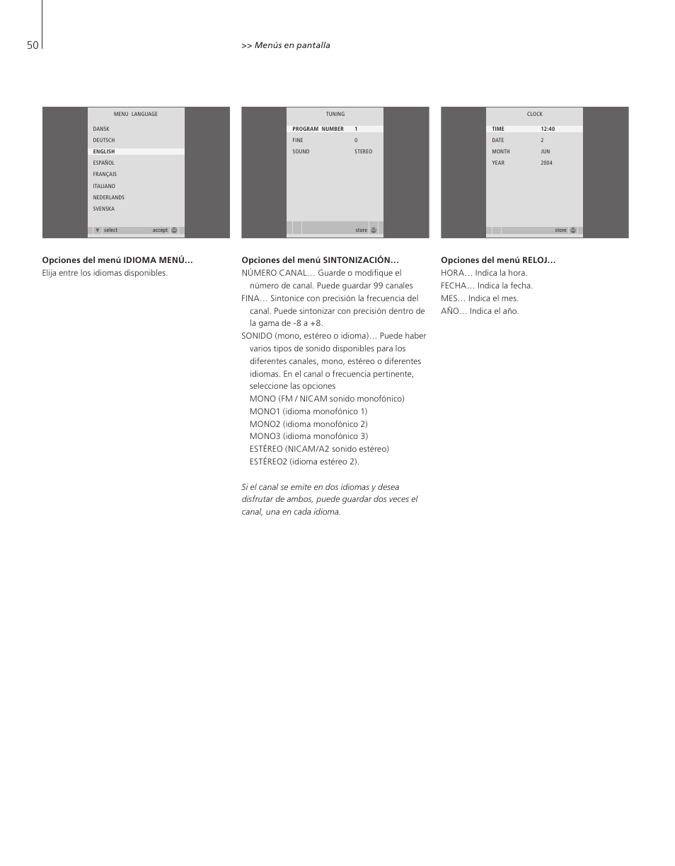 Bang & Olufsen HDR 1 - User Guide User Manual | Page 50 / 56