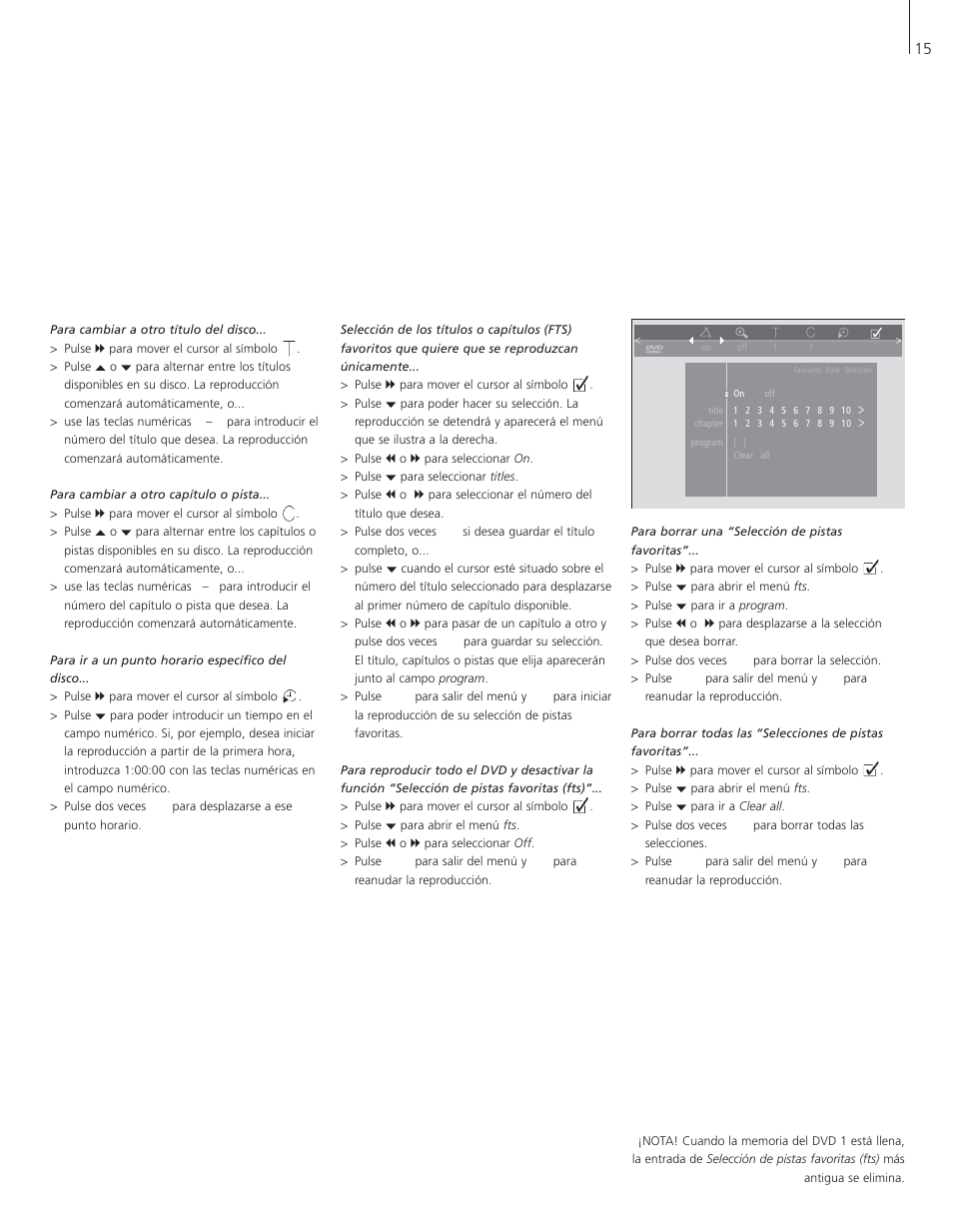 Bang & Olufsen DVD 1 - User Guide User Manual | Page 15 / 24