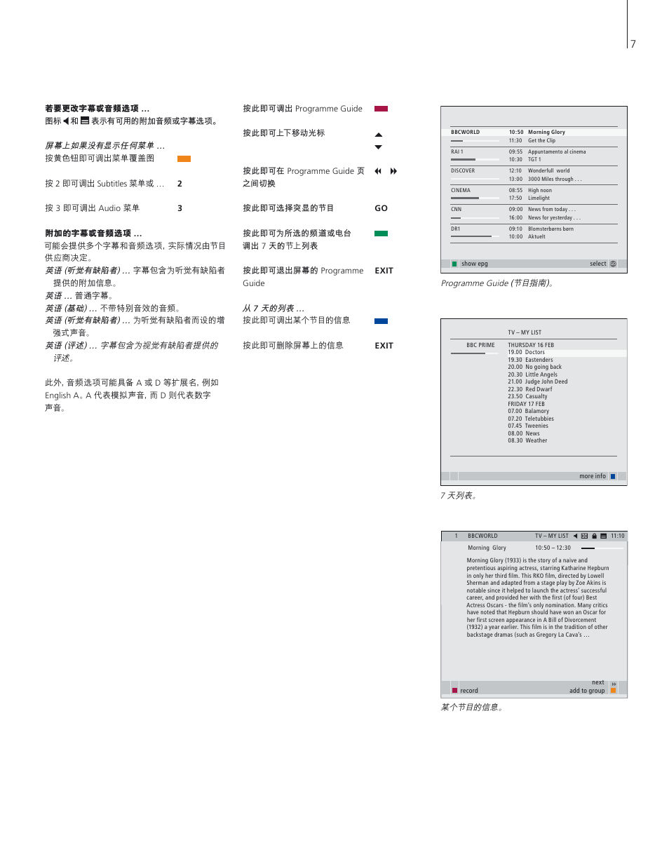 Bang & Olufsen DVB-T/S - User Guide User Manual | Page 7 / 24