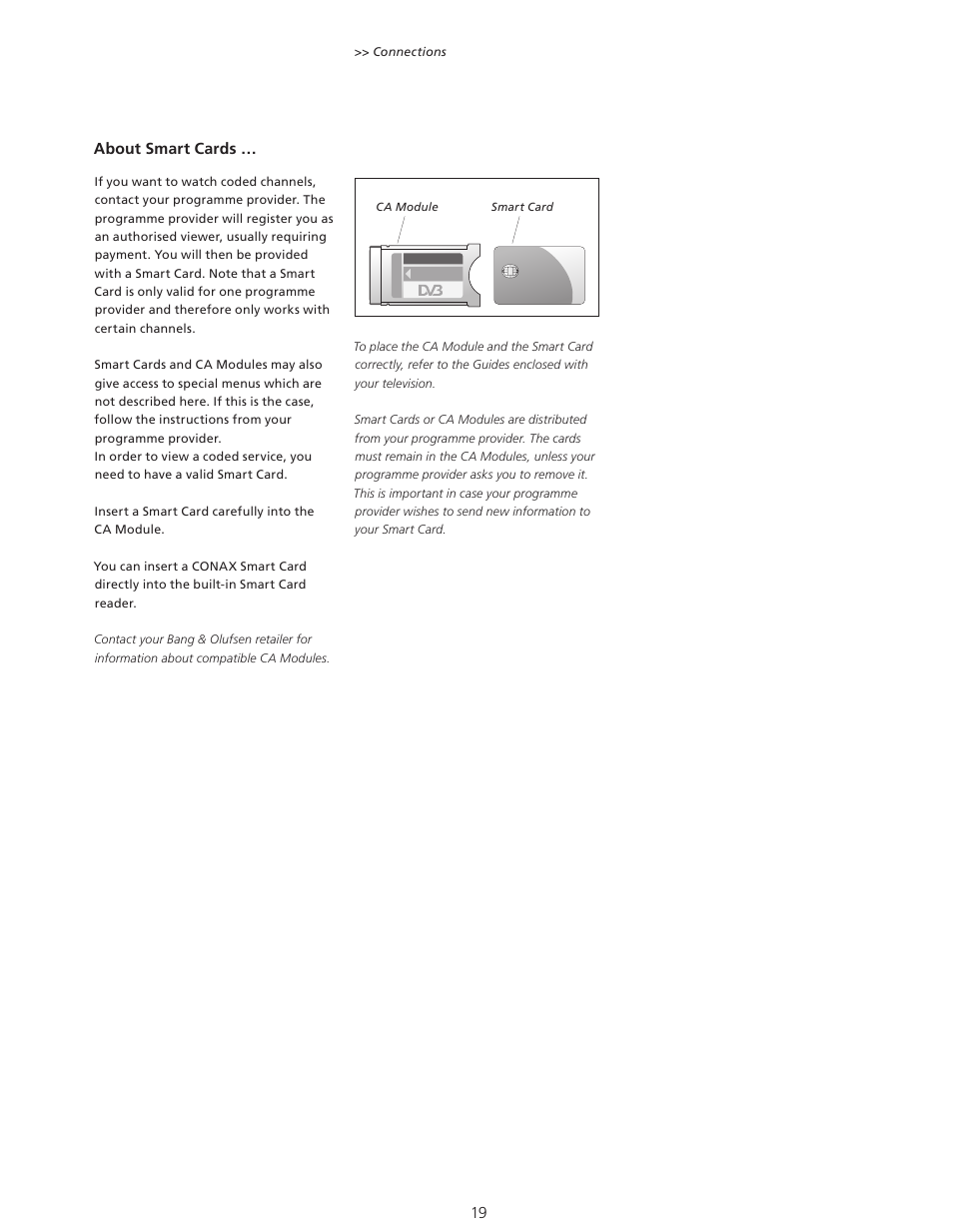 Bang & Olufsen DVB-HD - User Guide User Manual | Page 19 / 23