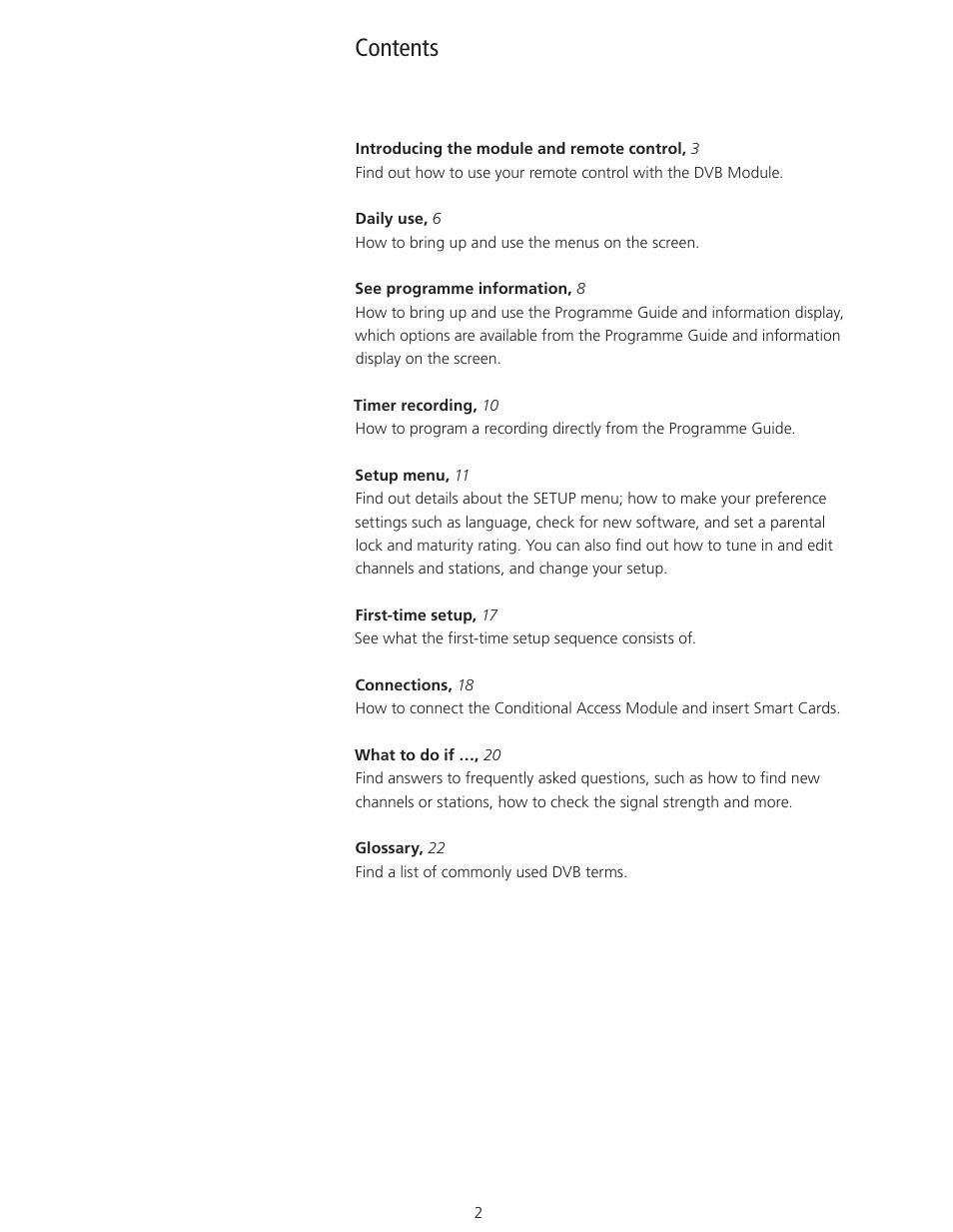 Bang & Olufsen DVB-HD - User Guide User Manual | Page 2 / 23