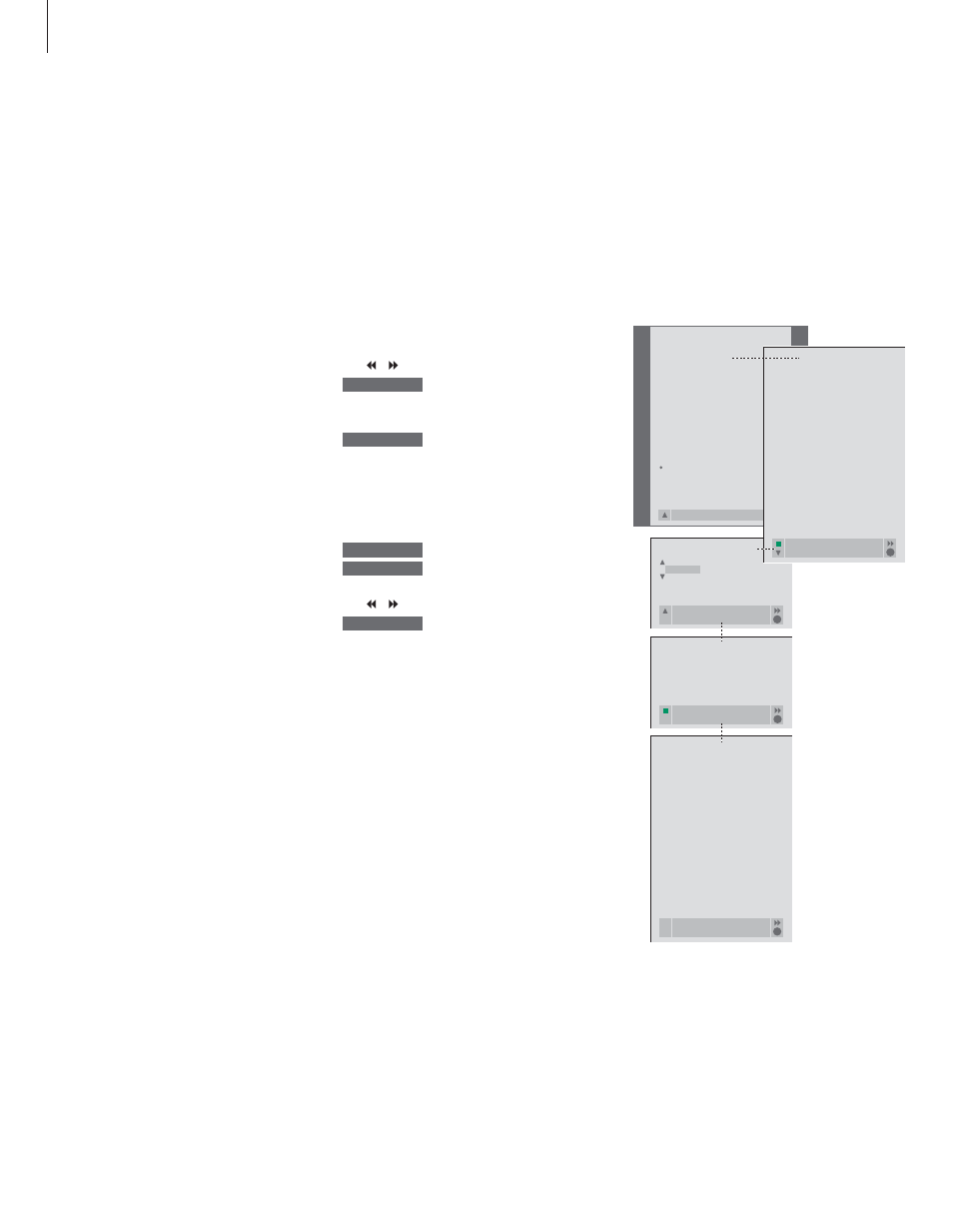 Use program groups, Select programs in a group, Create groups | Bang & Olufsen BeoVision MX_8000 - User Guide User Manual | Page 12 / 36
