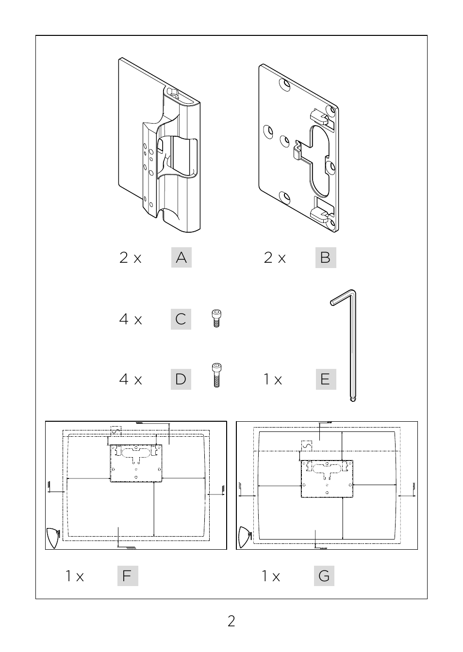 Bang & Olufsen BeoLab 17 - Wall bracket User Manual | Page 2 / 24